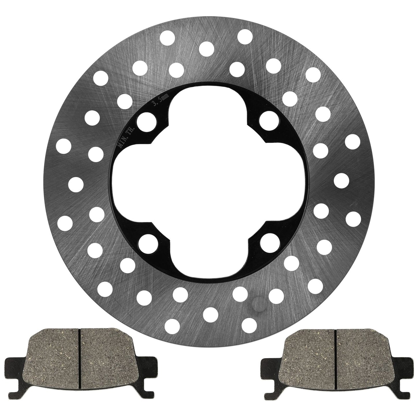 Front Left or Right Brake Disc w/Pads for Honda FourTrax Foreman TRX500FE 05-06