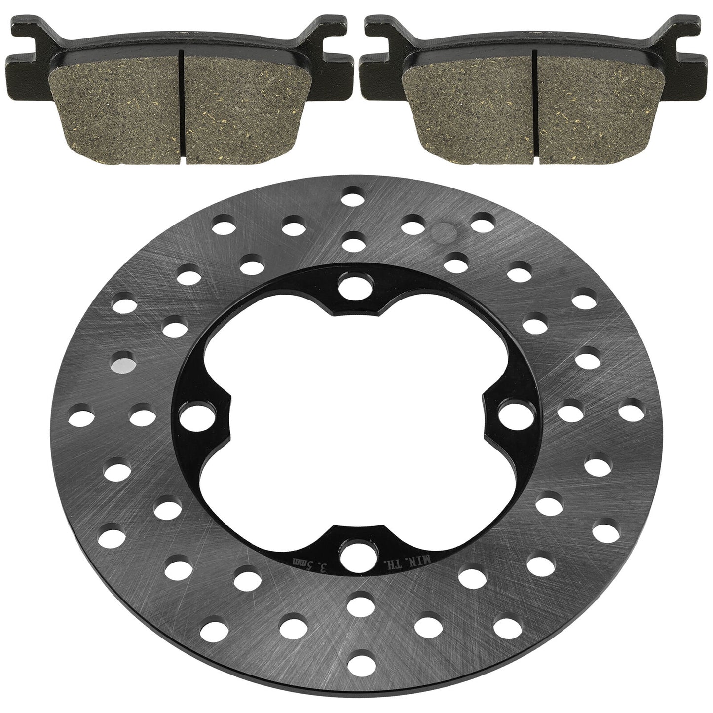 Front Left or Right Brake Disc w/Pads for Honda FourTrax Foreman TRX500FE 05-06