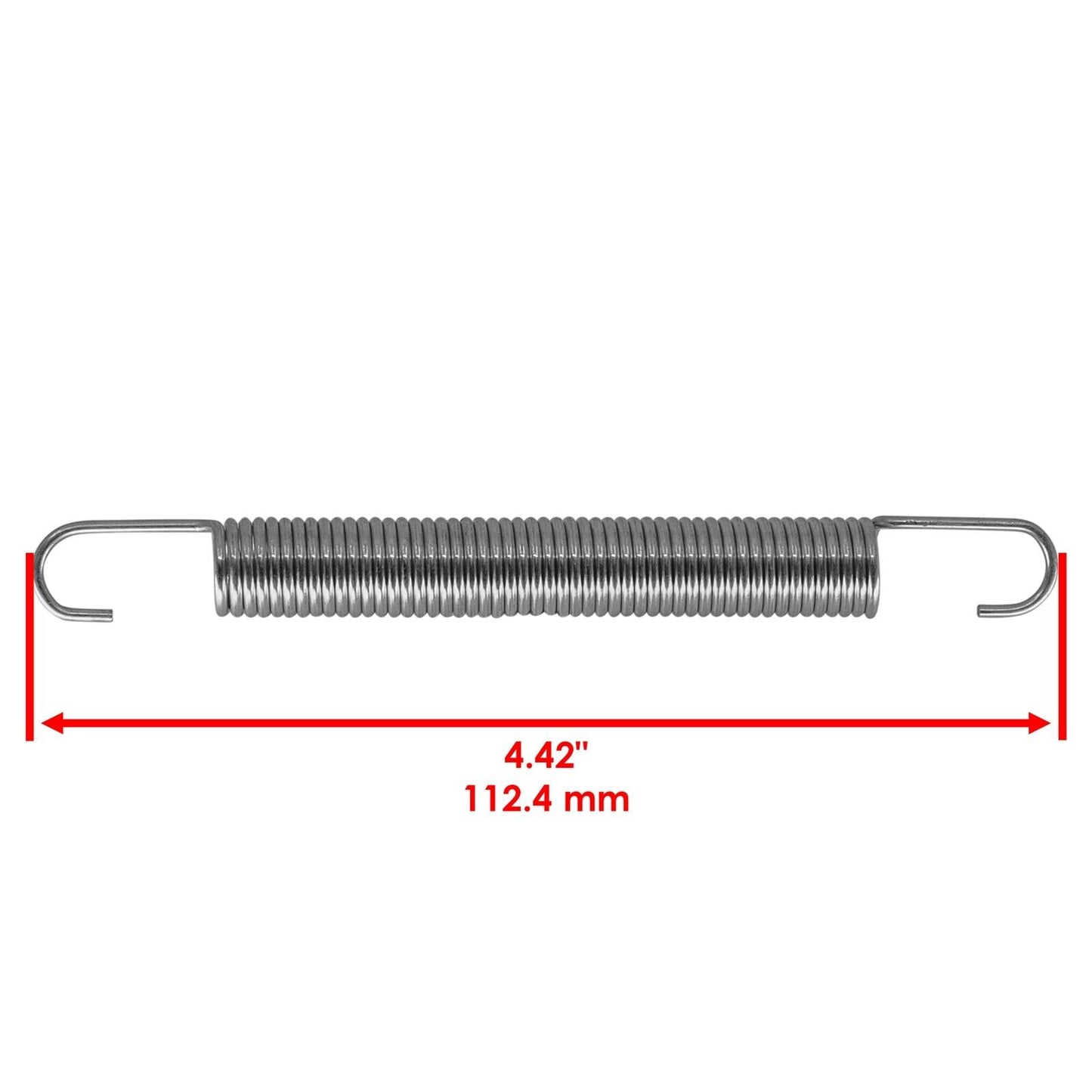 Caltric Deck Arm Idler Spring For John Deere GX10120 NEW 112.4mm