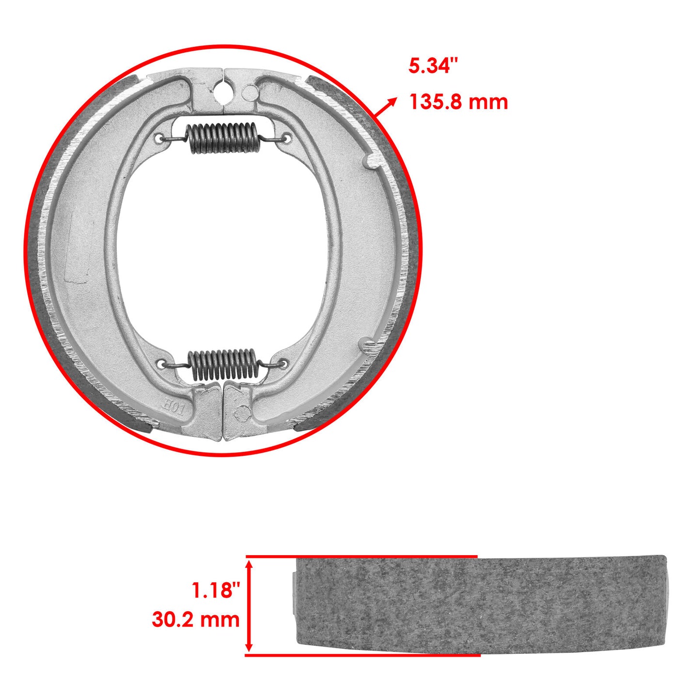 Brake Shoes for Honda 06430-Mg7-405 431A0-Mk6-670 43120-Mg7-003 06430-Mk6-405