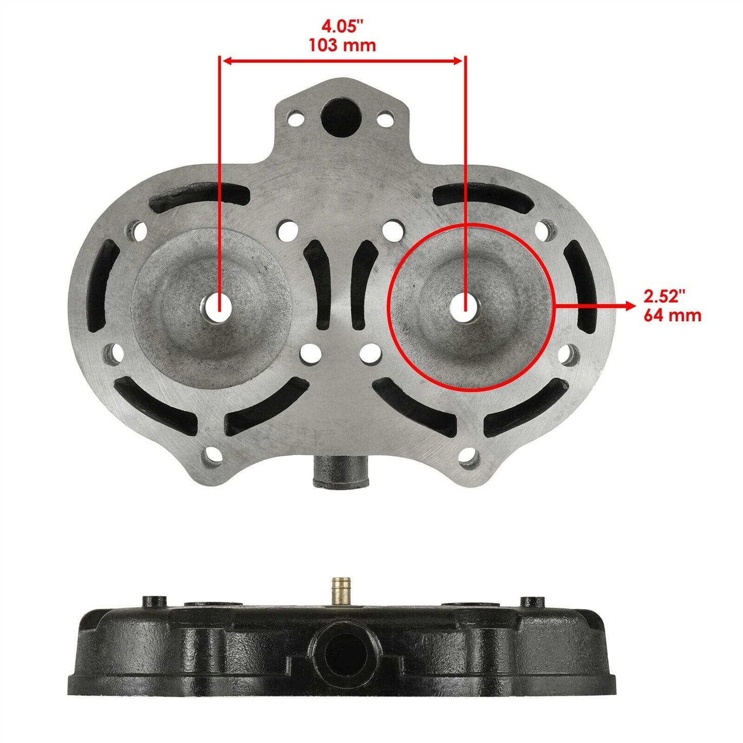 Cylinder Head fits Yamaha Banshee 350 YFZ350 1987 1988 1989-2006 2GU-11111-00-00