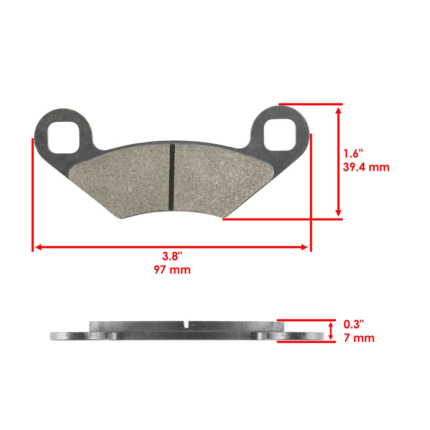 Front Rear Brake Pads for Polaris Sportsman 450 2006 2007