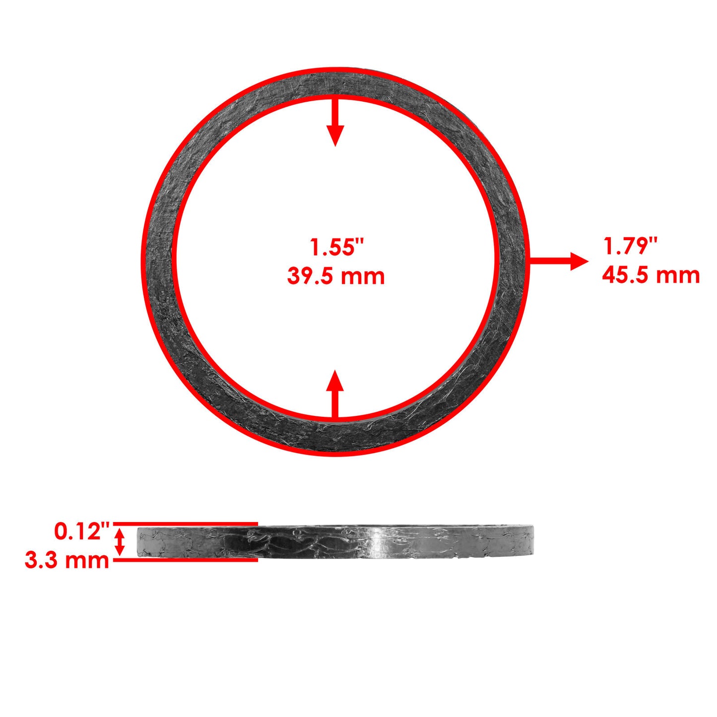 Exhaust Pipe Gasket for Arctic Cat 700 4X4 2008 2009 2010 2011 12 13 14 15 2016