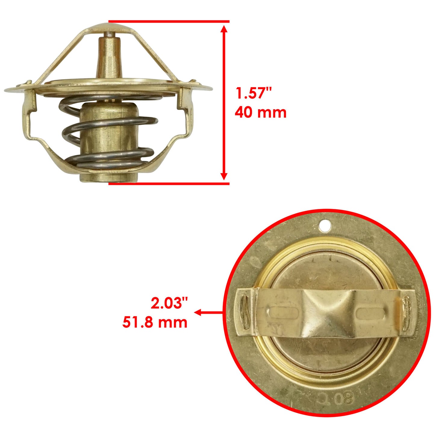 Caltric Thermostat for Honda 19300-657-003 19300-611-005 Thermostat