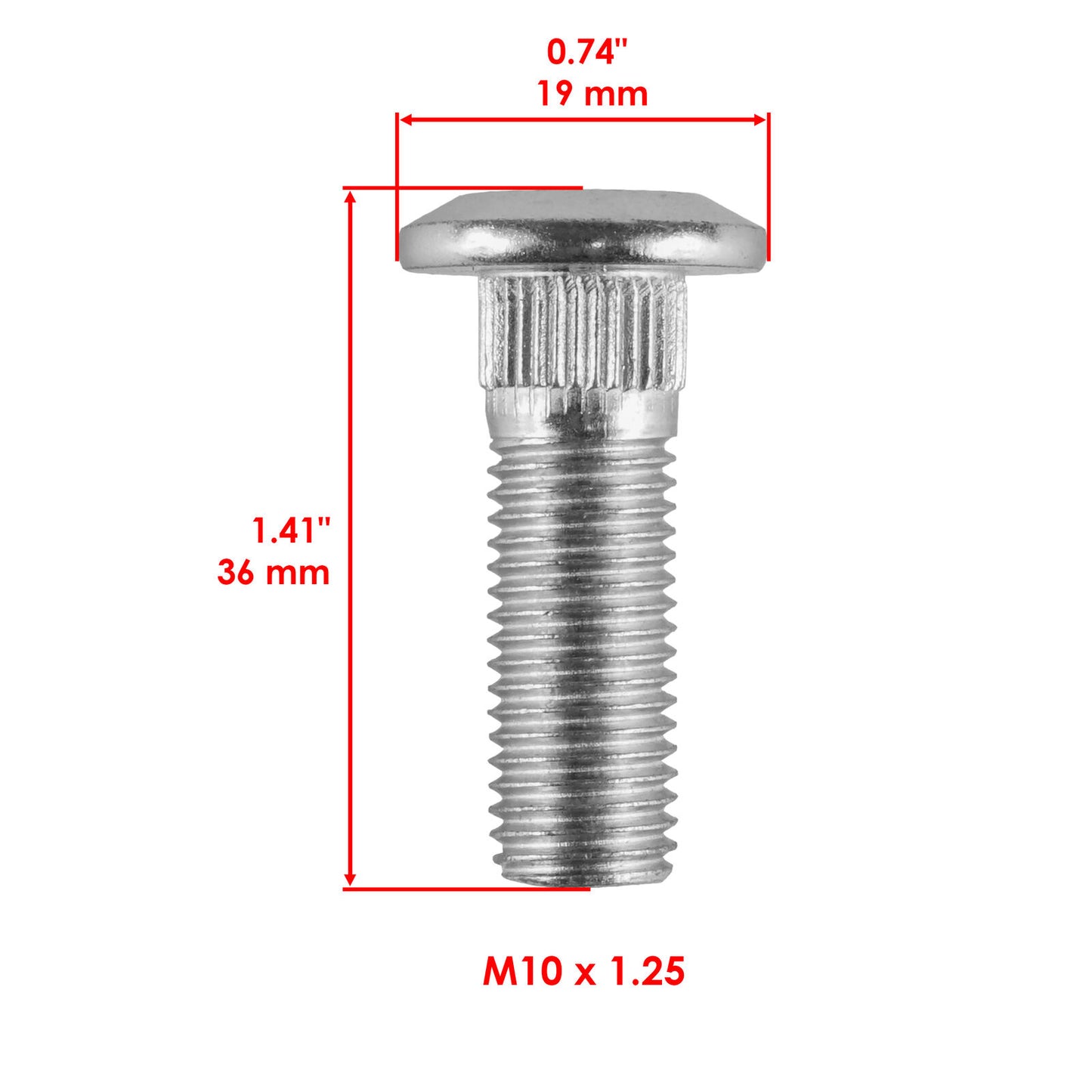 4 x  Wheel Bolt Honda Rancher 350 2000 2001 2002-2006 Left Or Right 10X32