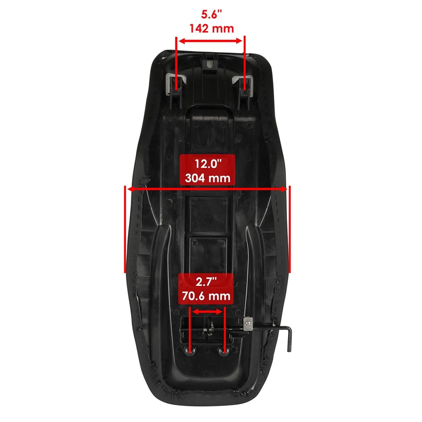 Caltric 0453083 Seat for Polaris Phoenix 200 2006-2021