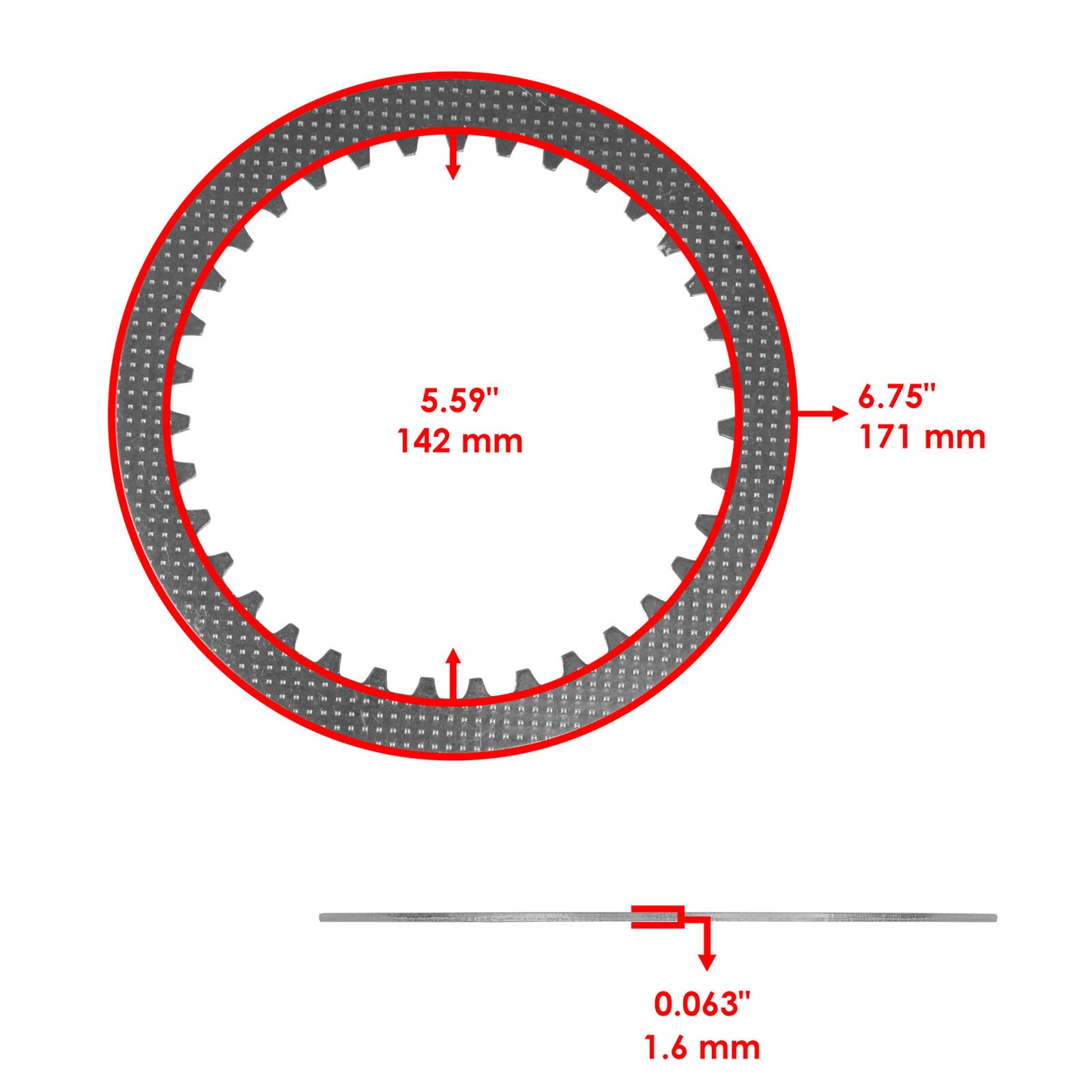 Clutch Friction Steel Plates Kit for Kawasaki Vulcan 2000 VN2000 2004 2005-2010