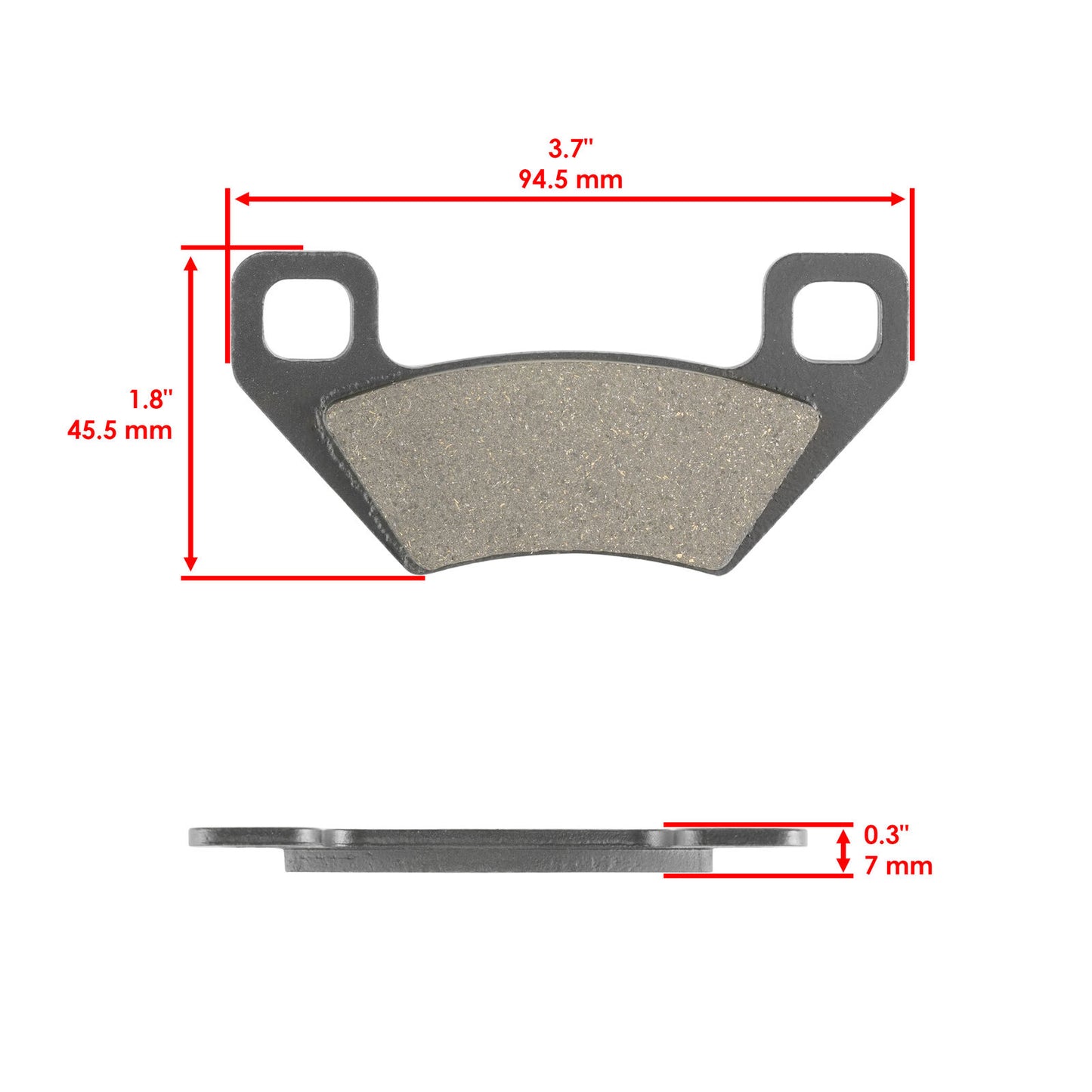 Brake Pads for Arctic Cat 650 Hi Trv 4X4 Mud Pro 2005-2011 Front Rear Brakes