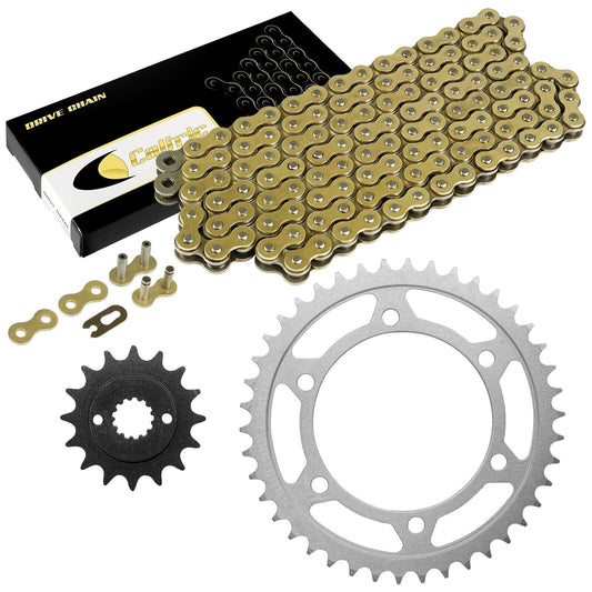 Drive Chain & Sprocket Kit for Kawasaki EN500 Vulcan 500 Ltd 1996 1997-2009