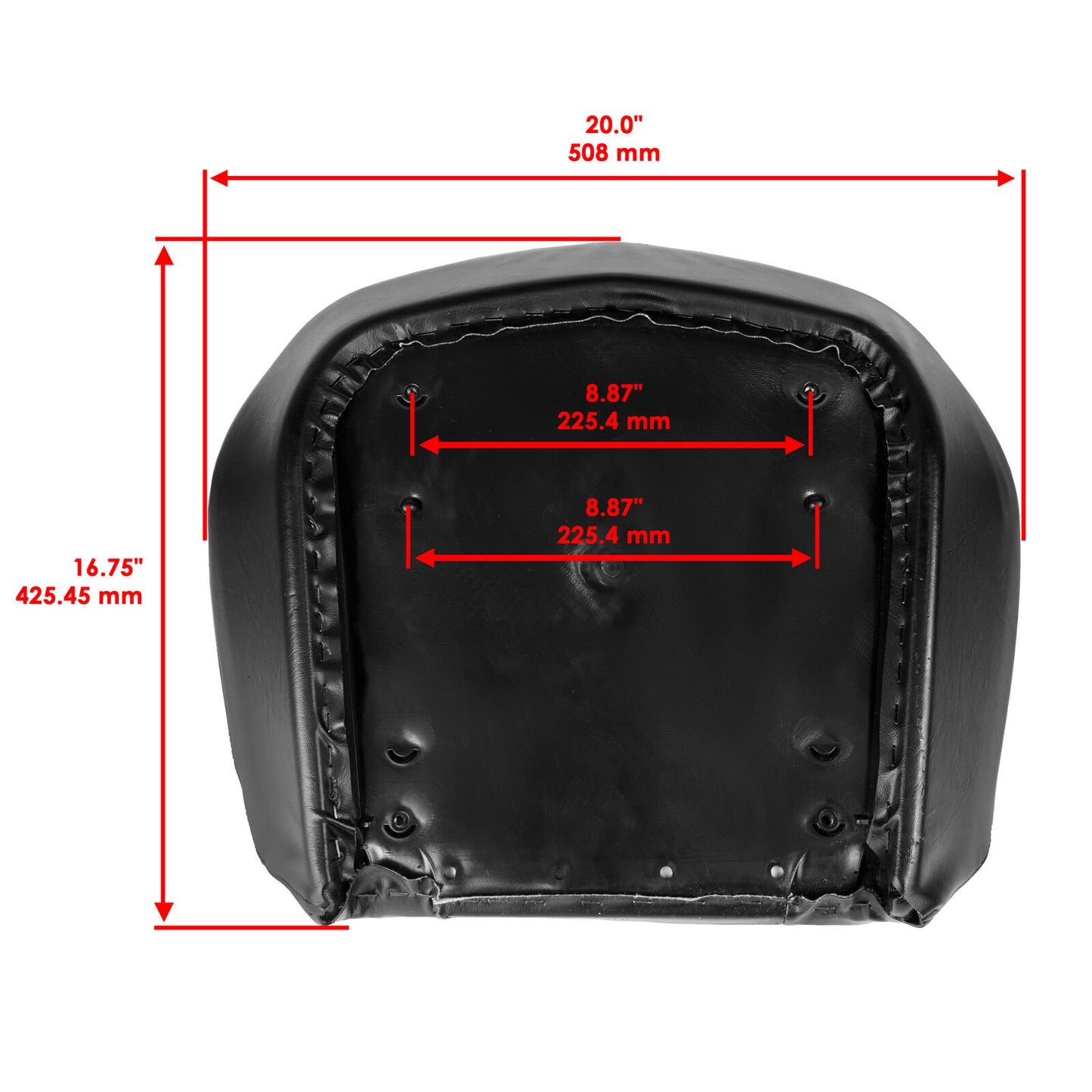 Base Bottom Seat Assembly for Polaris RZR XP 900 2011 2012 2013 Black Base