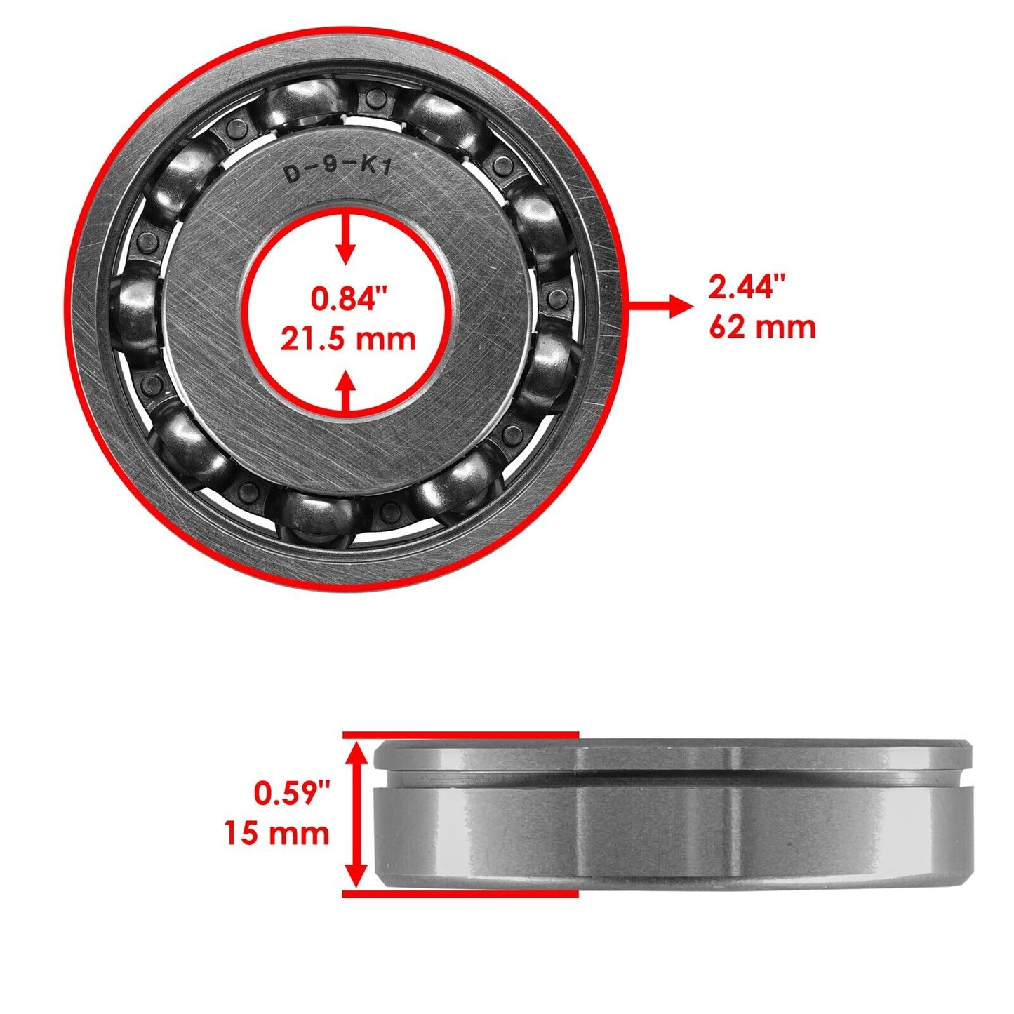 Rear Differential Bearing & Seal Kit For Honda Foreman 450 TRX450ES 4x4 1998-01