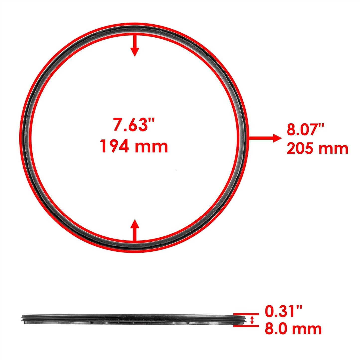 Front Left or Right Brake Drum Seal for Kawasaki Mule 1000 KAF450B 1994 - 1997