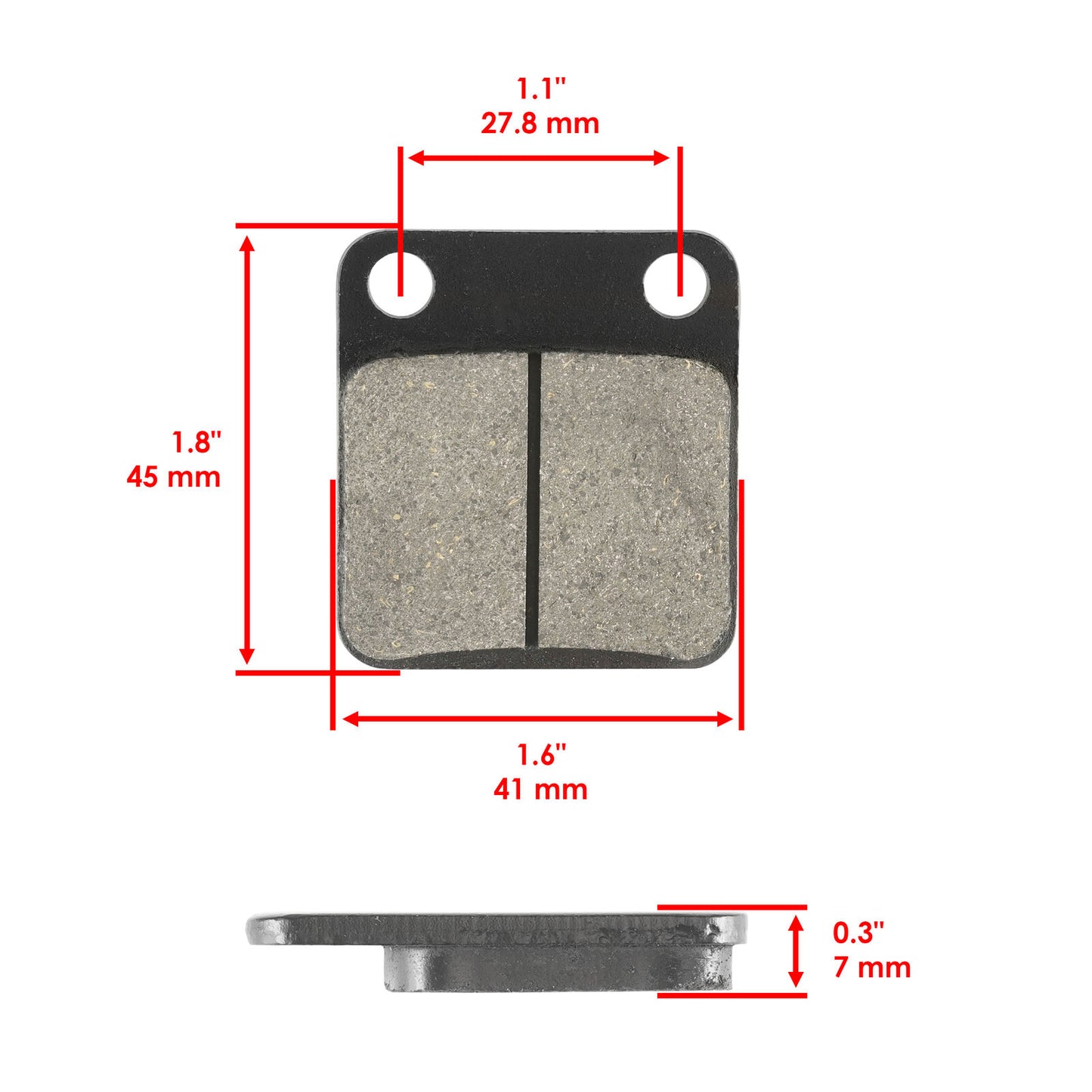 for Yamaha Grizzly 350 YFM350 4WD Irs Hunter 07-12 Front Pads & Rear Brake Shoes