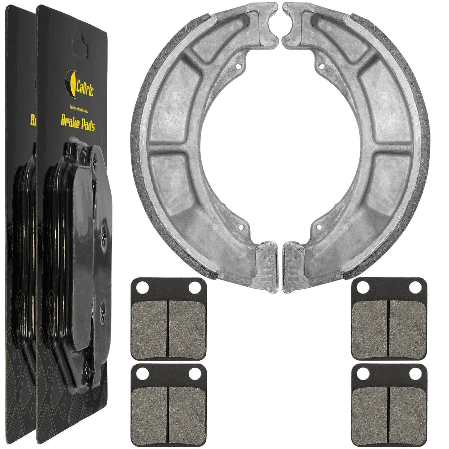 Front Brake Pads And Rear Brake Shoes for Suzuki LT-F250 Ozark 250 2002-2006