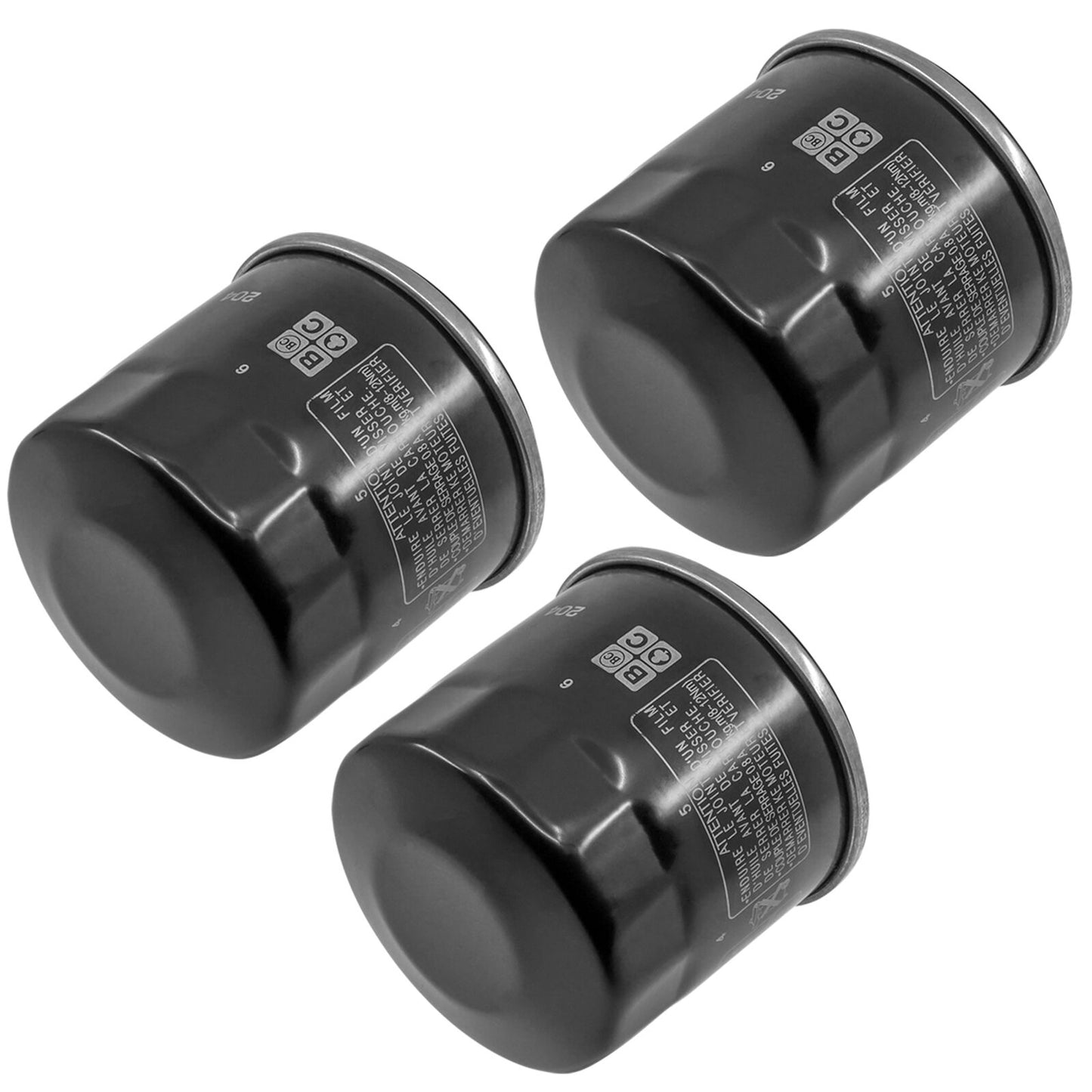 3 Pack Oil Filter for Yamaha YFM400 YFM660 Grizzly Auto 4X4 400 660 2007-2008