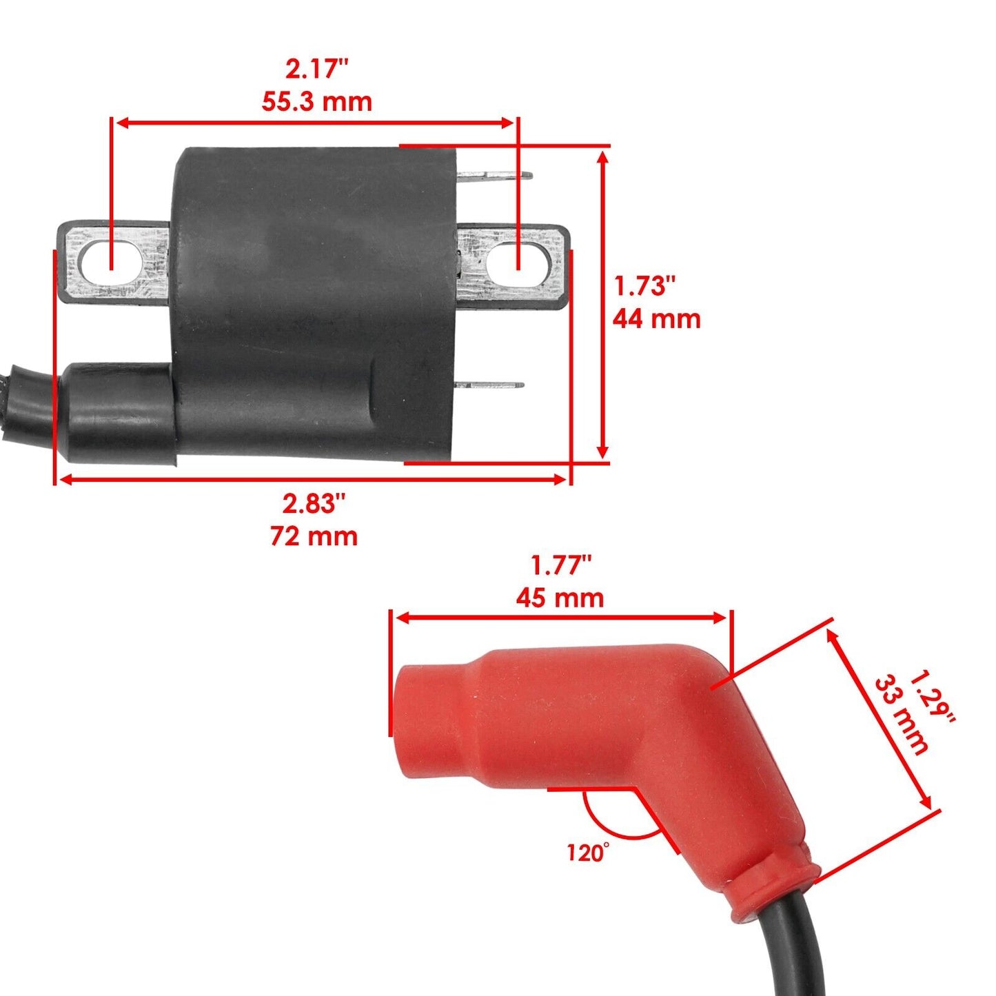 4 Ignition Coil for Yamaha XV1900 XV1900C XV 1900 Raider 1900 S Scl 2008-2017