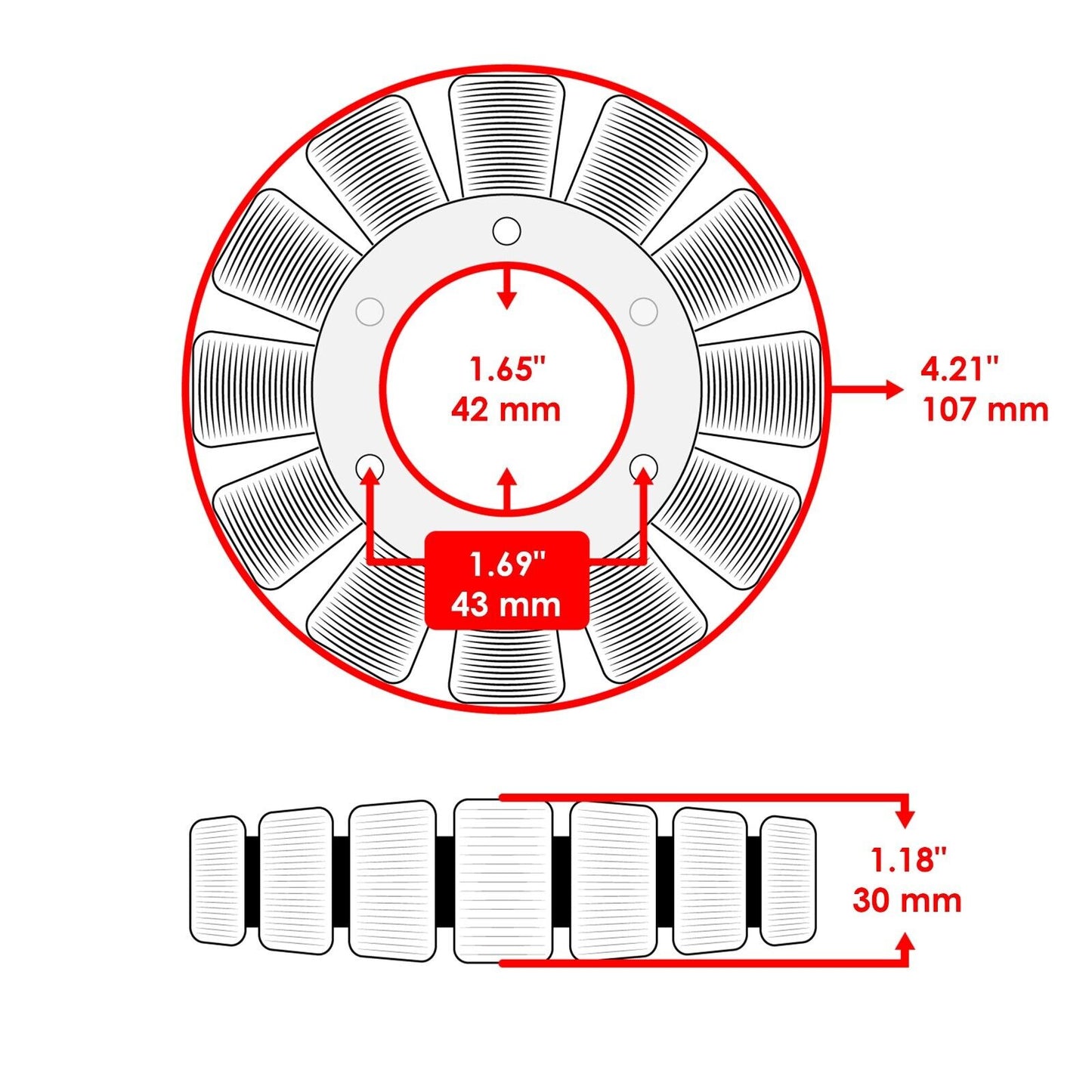 Stator for Yamaha Raptor 700 R YFM700R YFM700 R 2006-2024