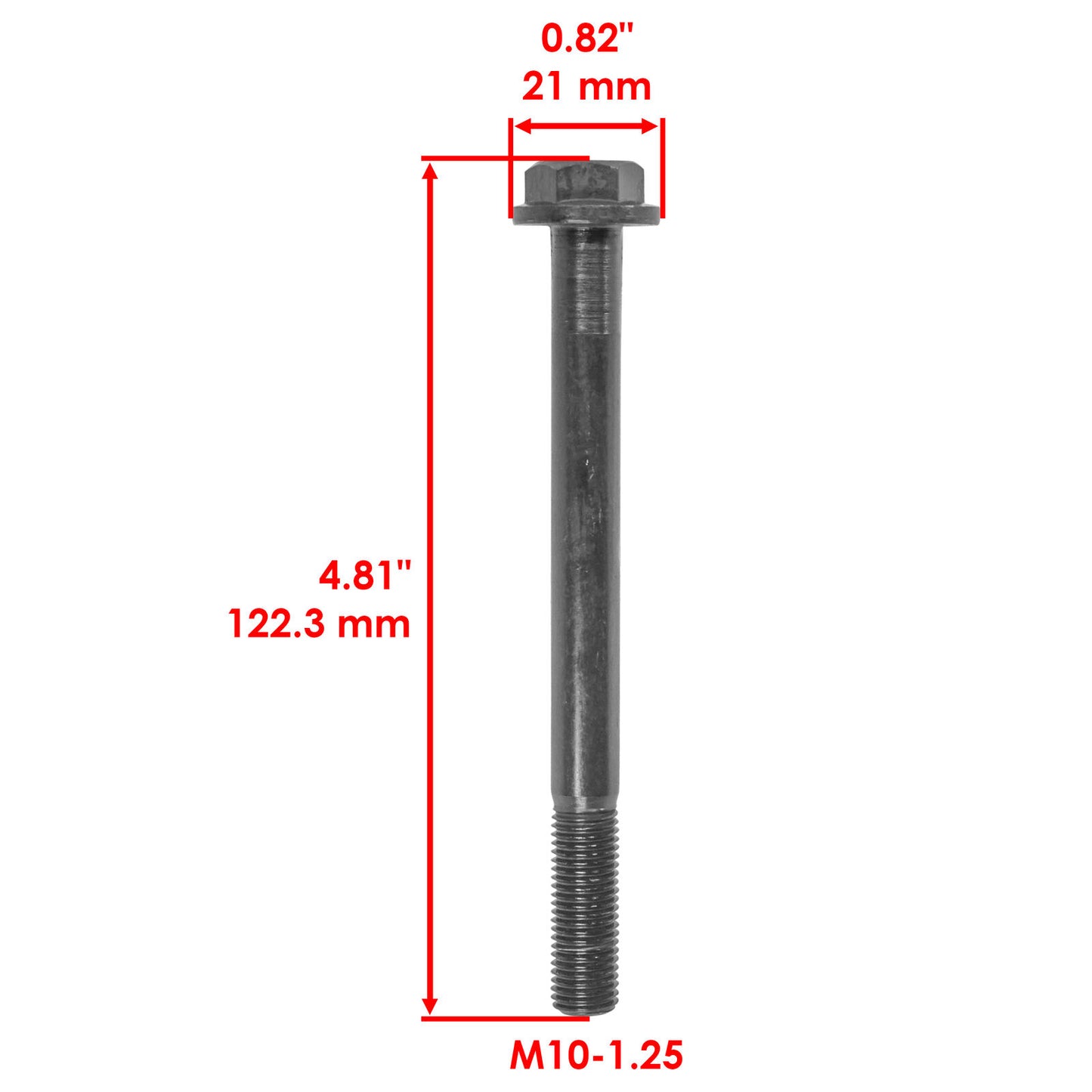 Caltric Rear A-Arm Bolt  For Polaris Ranger Crew 700 800 4X4 EFI 2009-2014