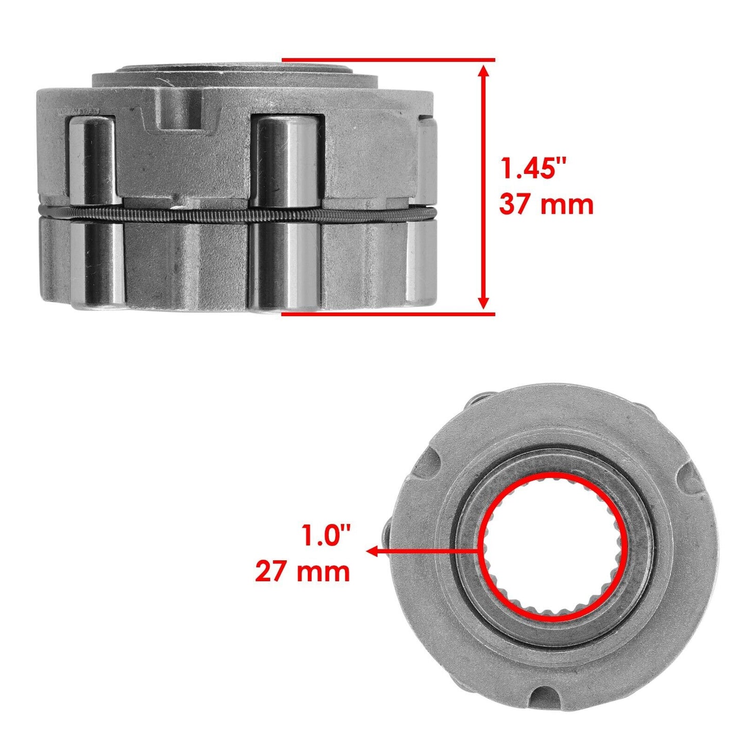 Front Right Left Wheel Hub Clutch Kit for Polaris Sportsman 500 / HO / 6X6 96-08