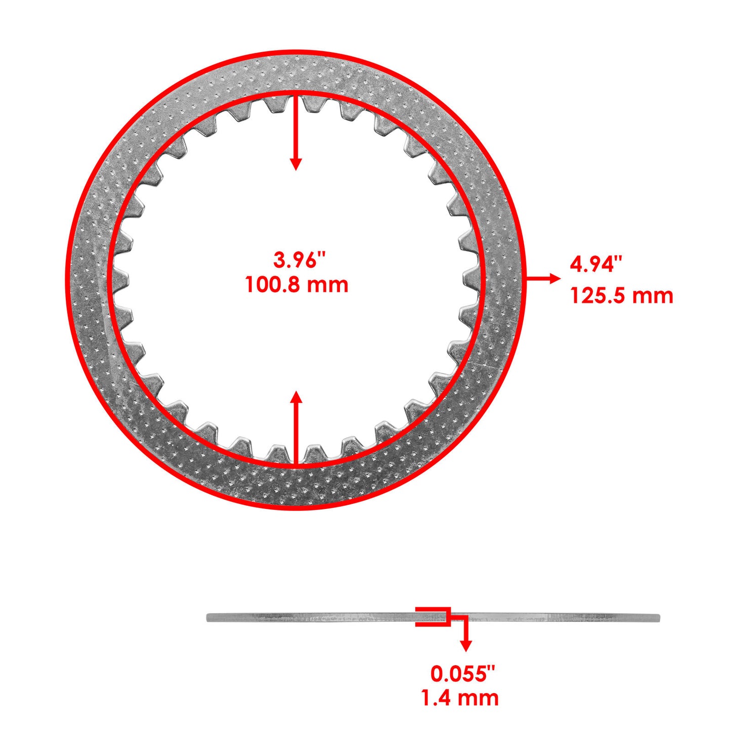 Caltric Clutch Plates For Honda CBR250R ABS 2011 2012 2013 / 22321-KYJ-902