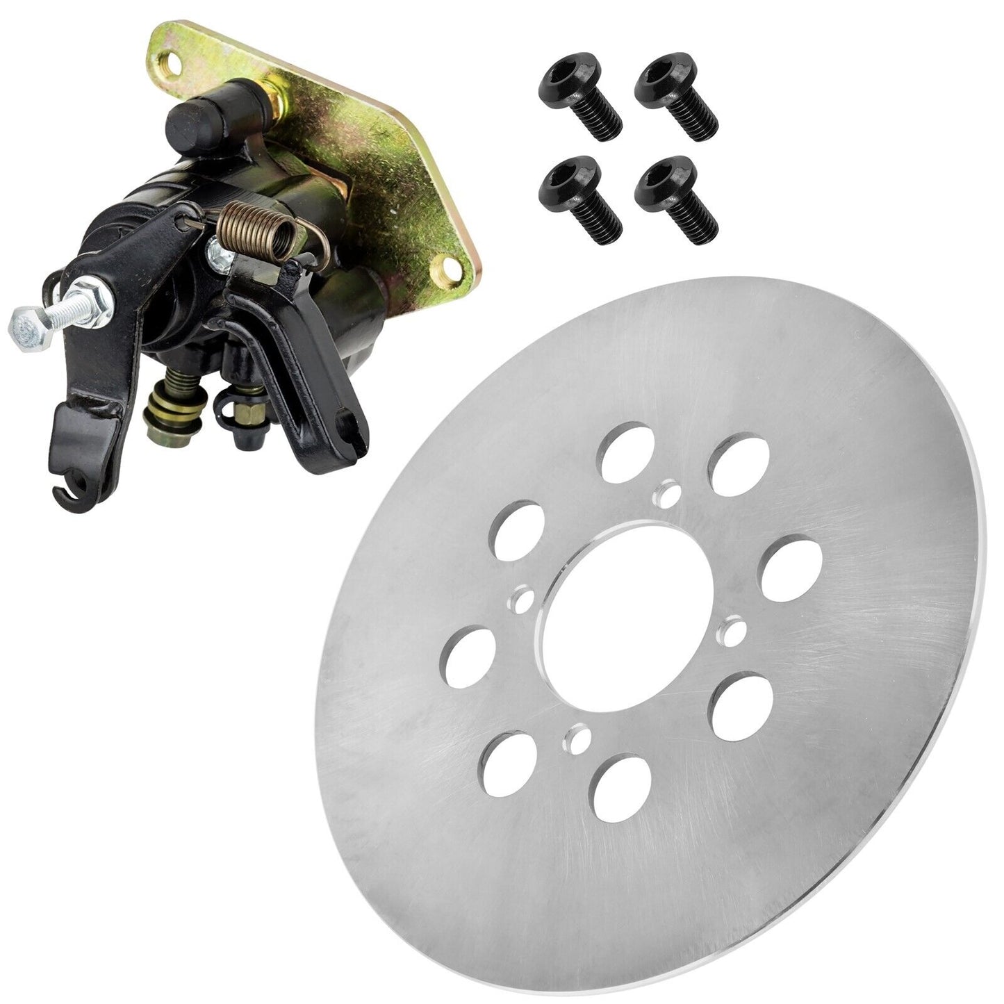 Rear Right Brake Disc with Bolts & Caliper for Yamaha Big Bear 350 4x4 1999