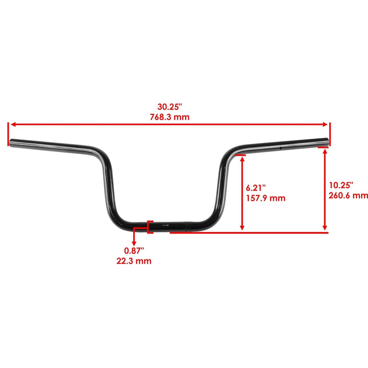 Caltric Handlebar For Honda TRX520FA5 TRX520FA6 TRX520FA7 TRX520FM6 2020-2024