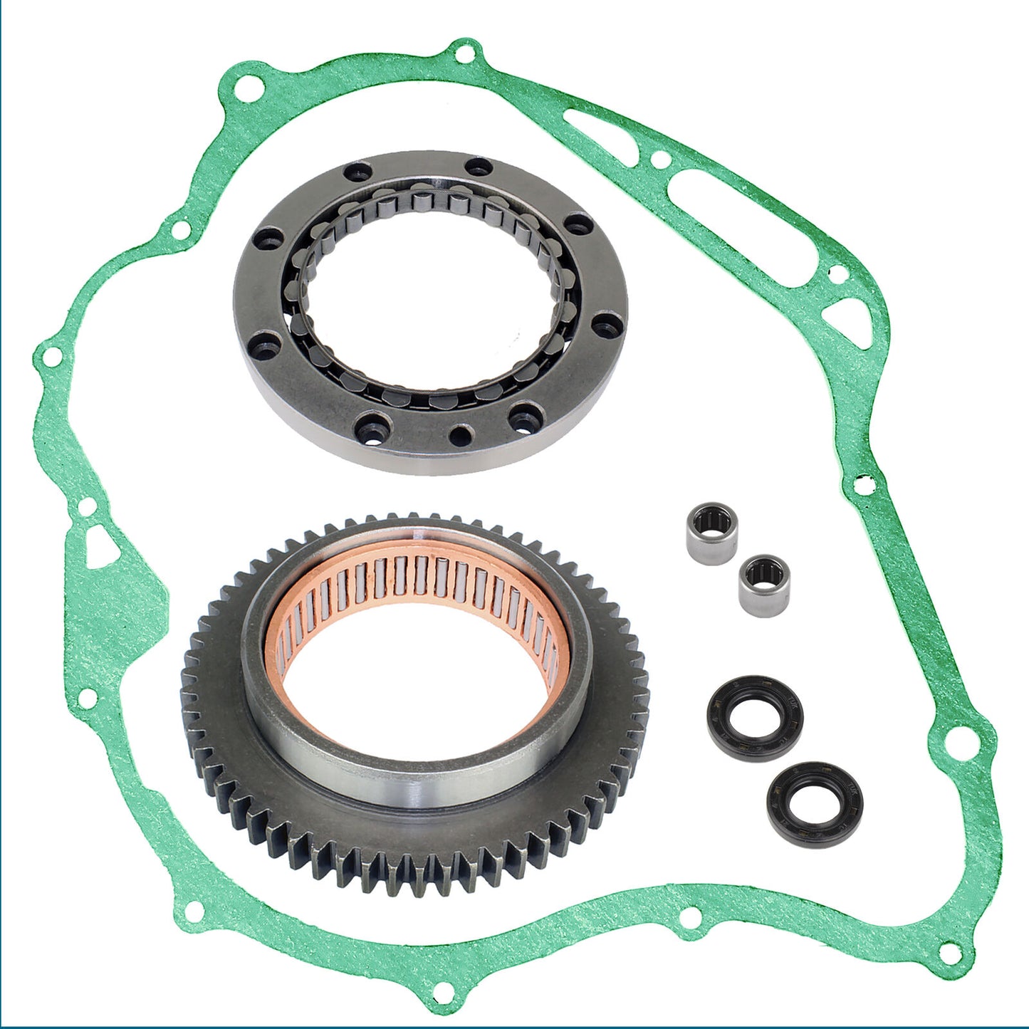 Starter Clutch Gear Gasket for Yamaha V Star 1100 Midnight Custom XVS1100 05-09