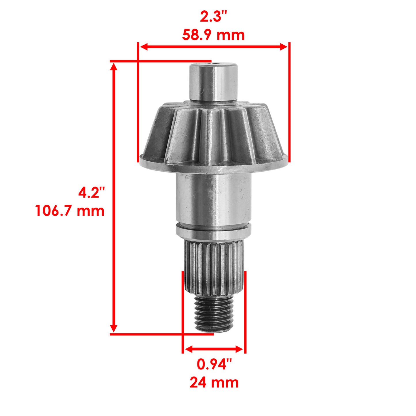 Caltric 2204462 3234798 Rear Differential Gear Ring & Pinion For Polaris ATV