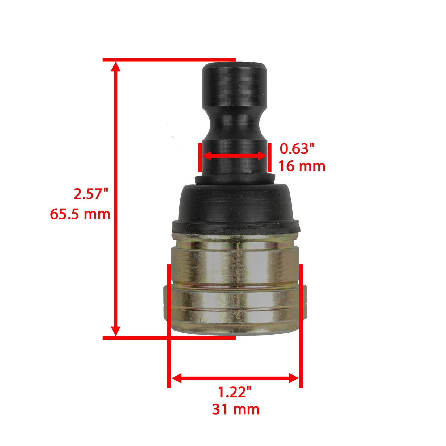 Front Suspension Lower or Upper Ball Joint For Polaris Ranger XP 1000 2017-2024