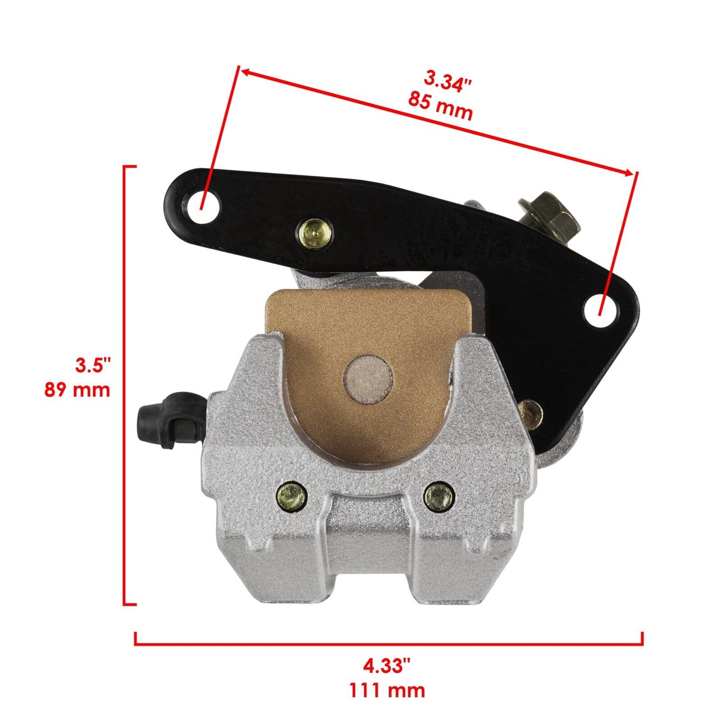 Front L & R Brake Disc & Caliper For Suzuki Eiger 400 LTF400 LTF400F 2002-2007