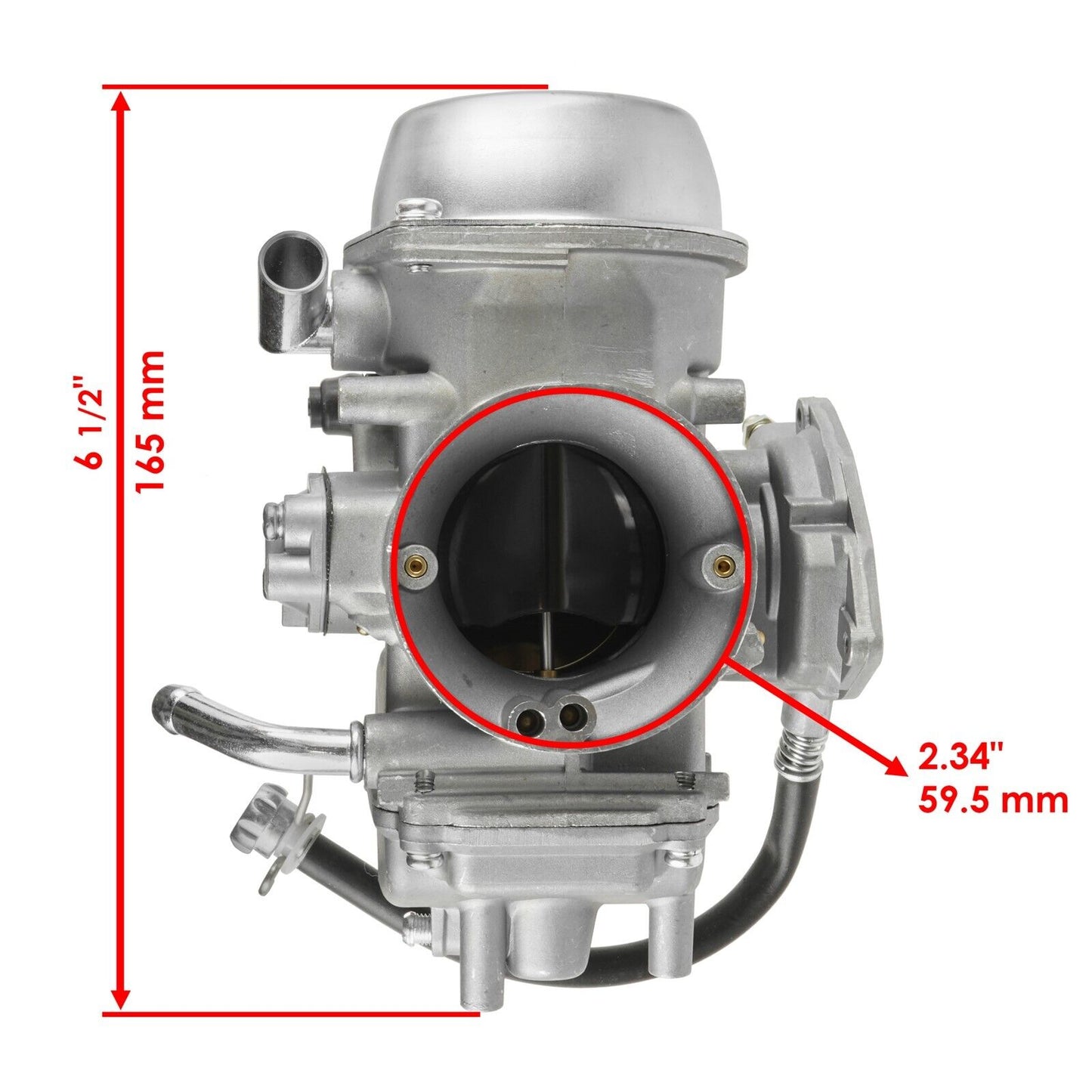 Caltric 5KM-14901-00-00 1UY-14451-01-00 Carburetor w/Air & Oil Filter For Yamaha