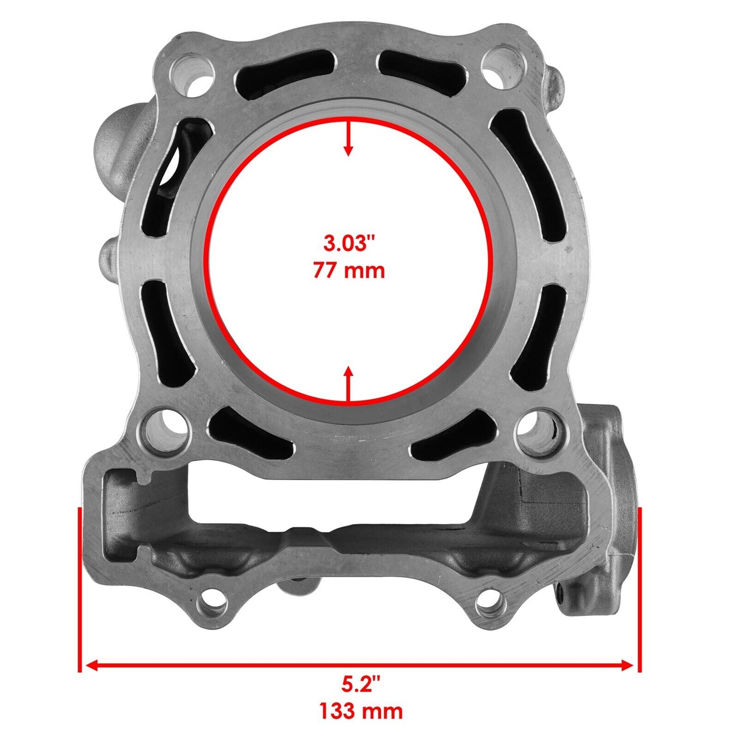 77mm Cylinder For Yamaha 5XC-11311-20-00 5NL-11311-00-00 11311-00-00 NEW