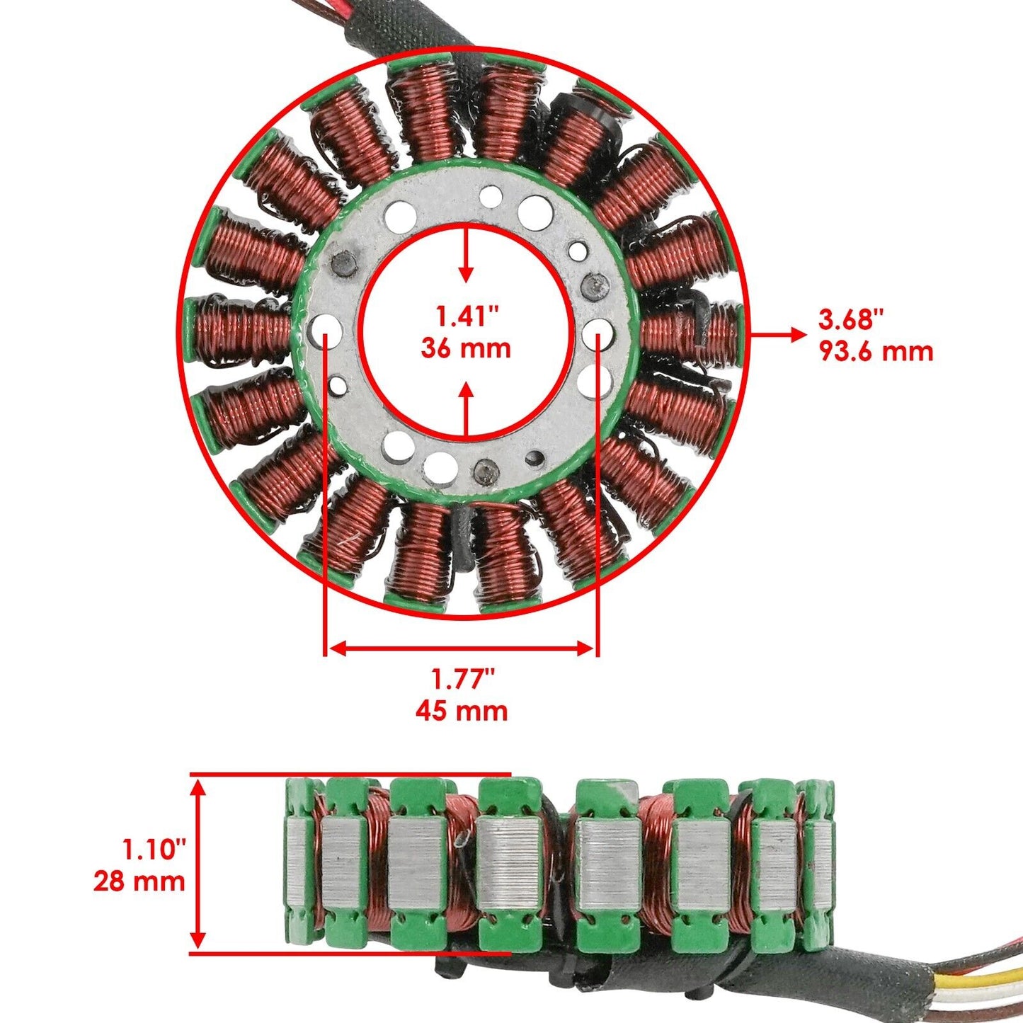 Stator for Suzuki LT-Z400 LTZ400 Quadsport Z400 2003-2008