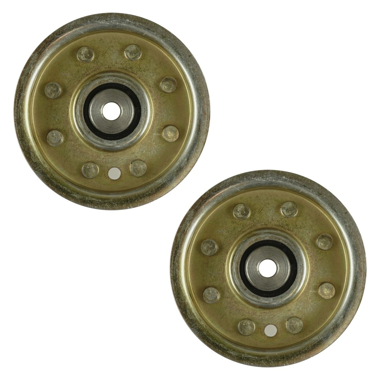 2x Flat Idler Pulley For Cub Cadet RZT-L42 KH Tractor 42"Deck 2017-2018