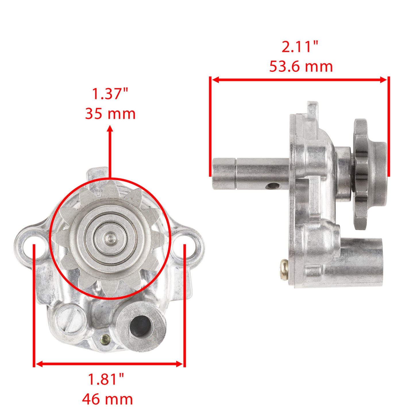 Oil Pump for Yamaha YZ450F YZ450 F 2006 2007 2008 2009 2010 2011 2012 2013