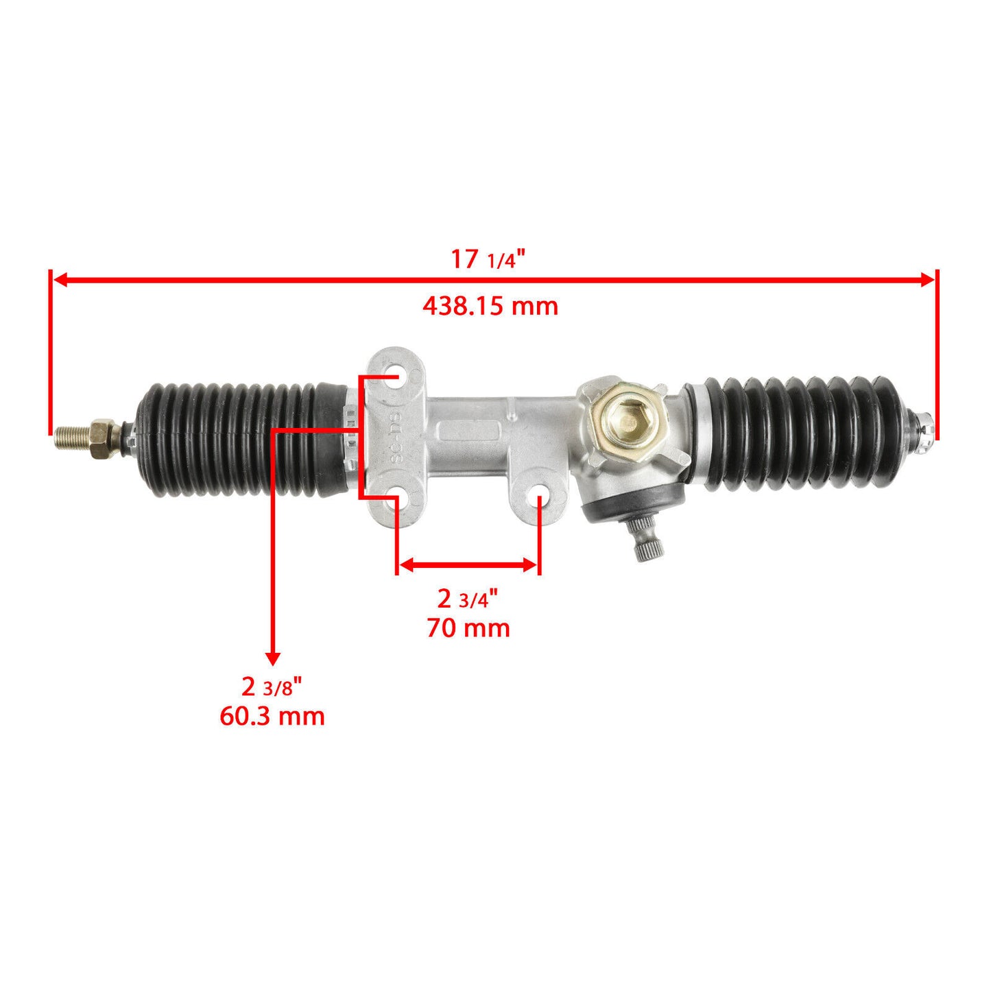 Rack Pinion Steering Gear Box For Club Car Carryall Turf Gas Electric 1018783-02