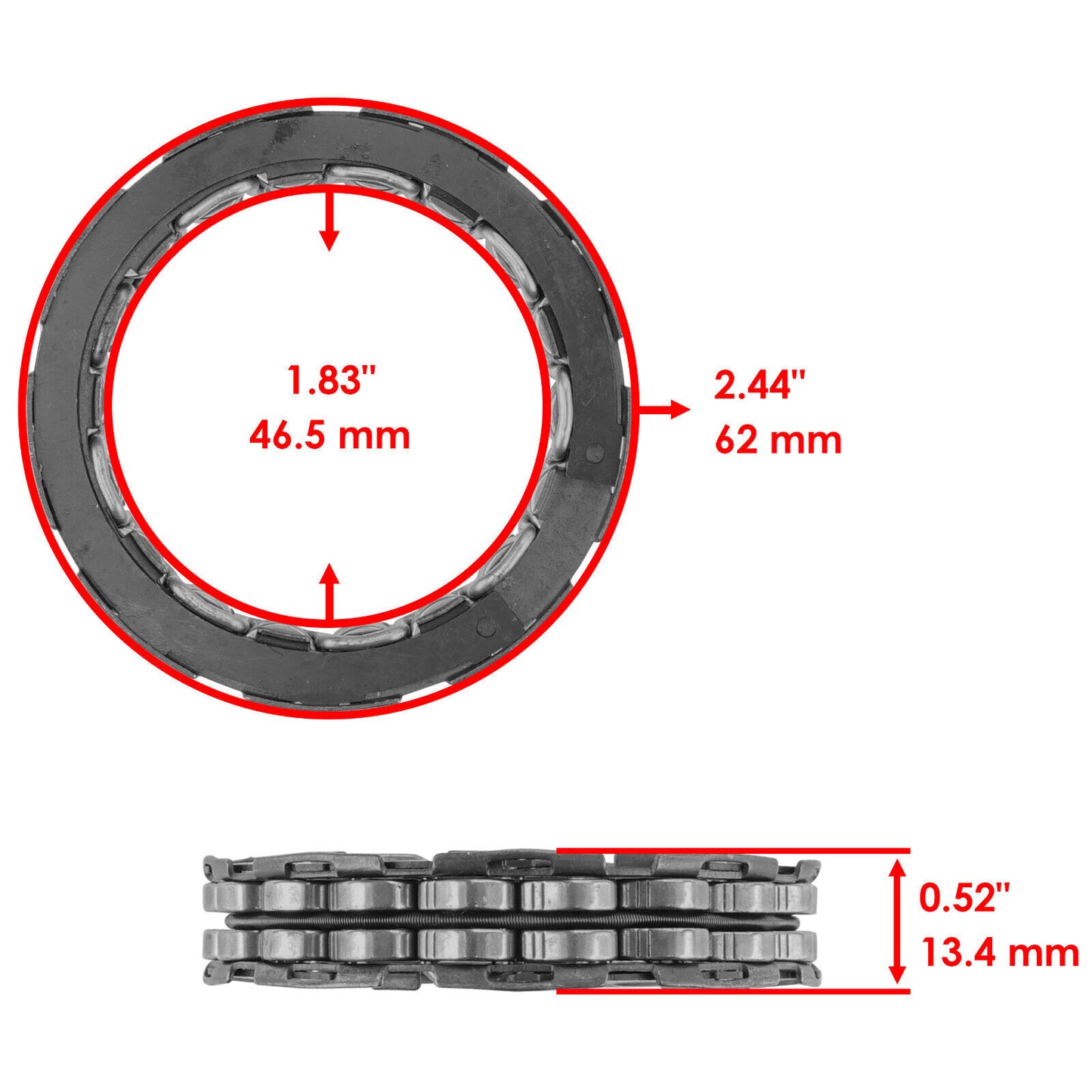 Starter Clutch One Way Bearing Sprag for Honda TRX450ER 2006 2007 2008 2009