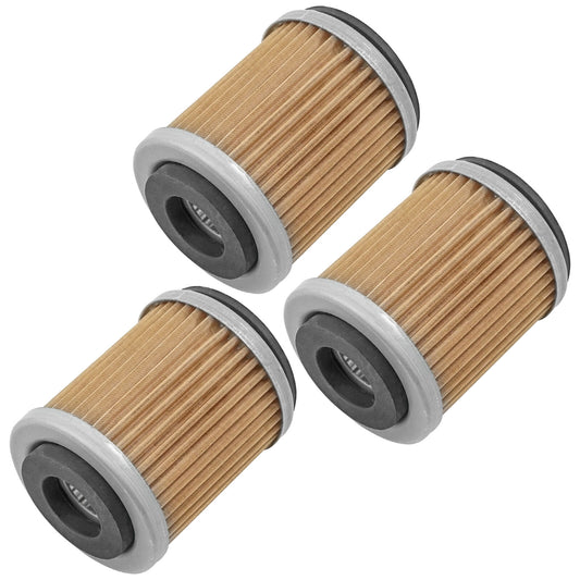 3 Pack Oil Filter for Yamaha Moto-4 YFM350 346 350 1987-1995 Atv