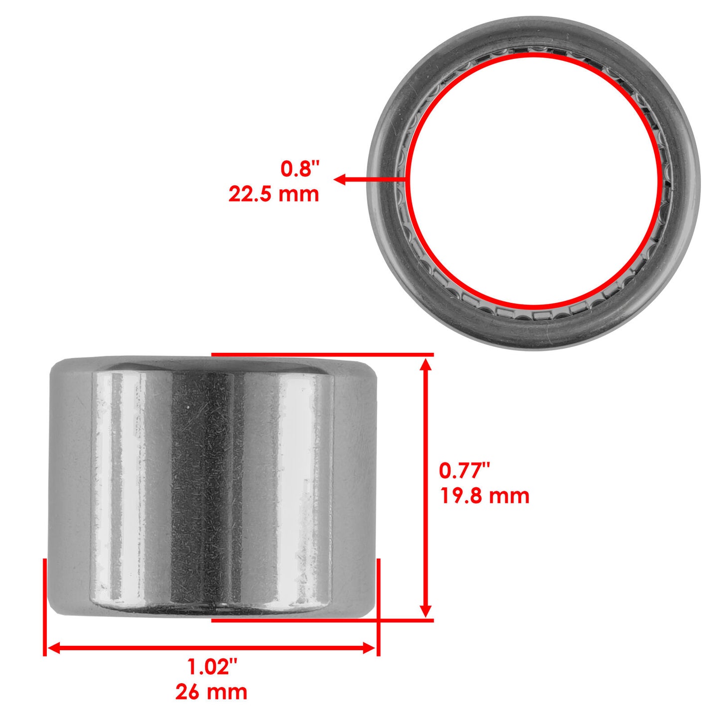 Caltric 52144-HP5-600 91254-KS6-003 91254-KS6-005 SwingArm Bushing Kit For Honda