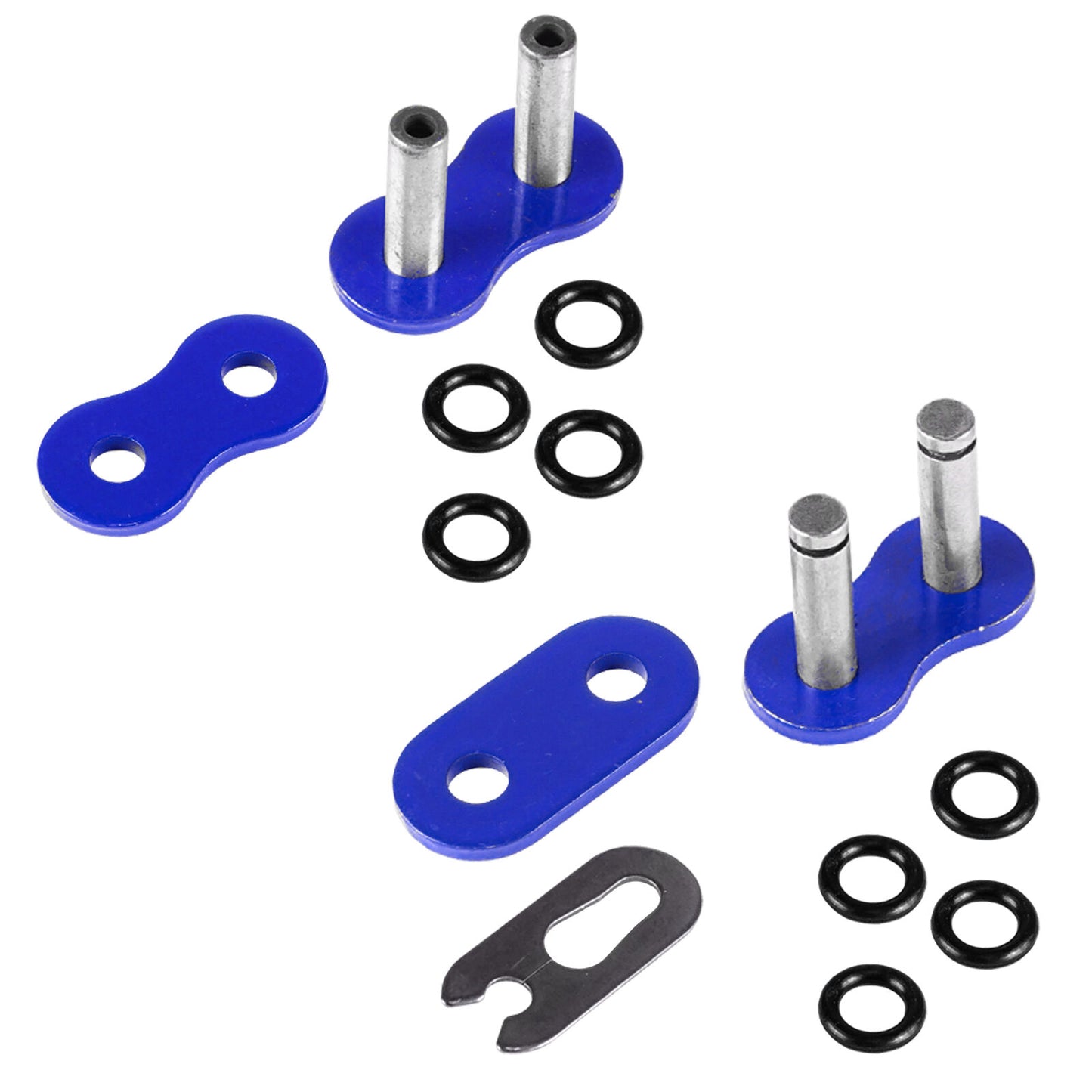 520 X 120 Links Motorcycle Atv Blue O-Ring Drive Chain 520-Pitch 120-Links