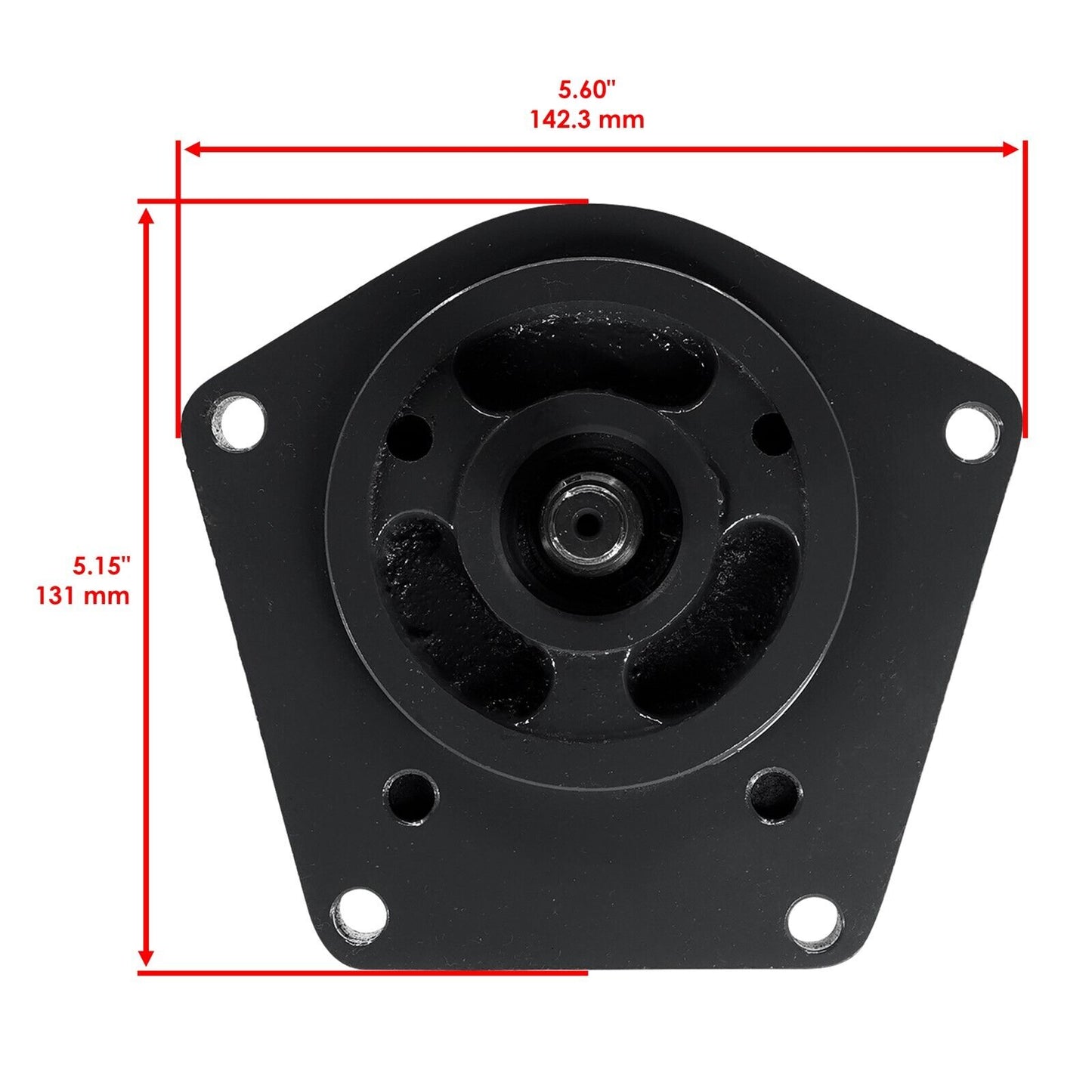 Caltric Hydraulic Pump & Gasket For Case 2424 2444 3414 3444 B275 B276 TD5 500