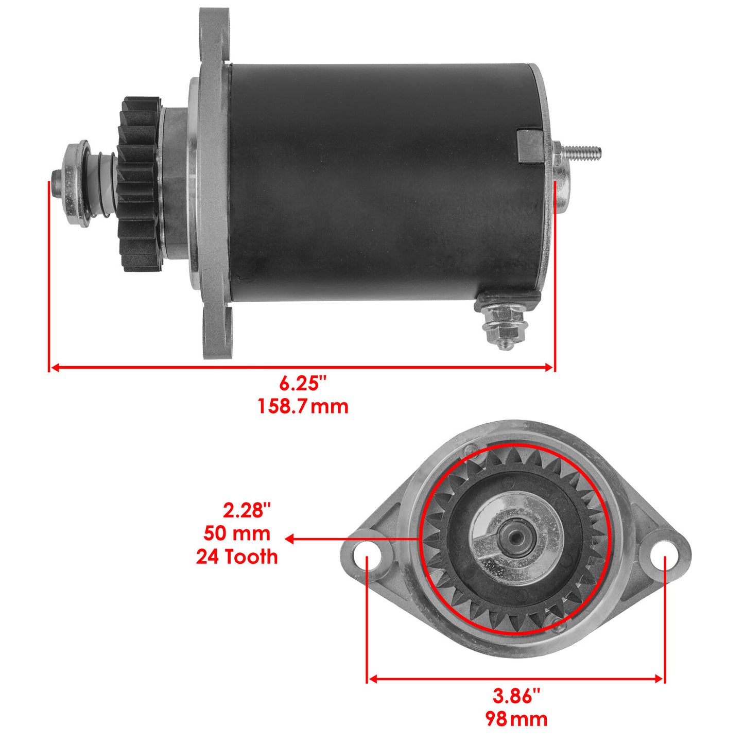 Starter Rv for Onan Engine Kv Kvc Ky New 191-1798 191-2312