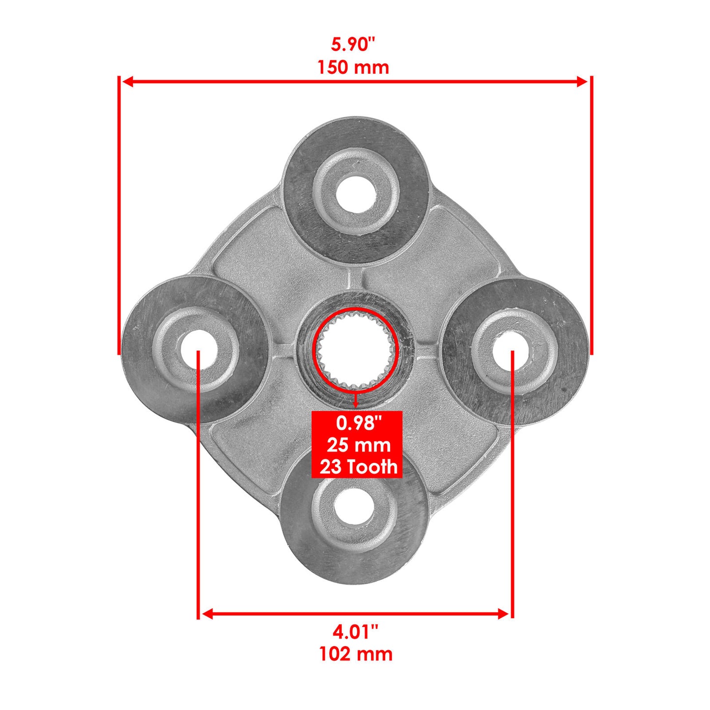 Rear L/R Wheel Hub w/ Hardware for Polaris Magnum 325 2000-2001 NEW