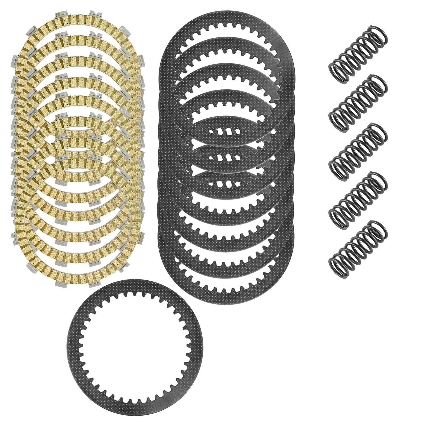 Clutch Friction Steel Plates Spring Kit for Kawasaki KX450F 2006-2008