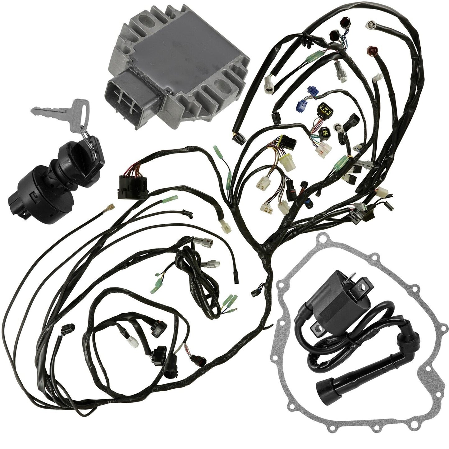 Caltric Wire Harness Ignition Rebuild Kit for Yamaha Rhino Hunter YXR66FAHT 2005