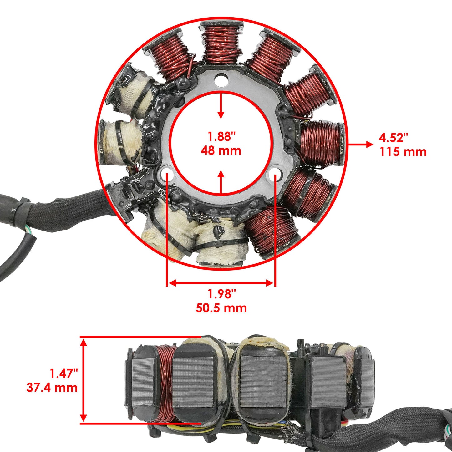 Stator for Arctic Cat 3006-403 3006-660 Magneto