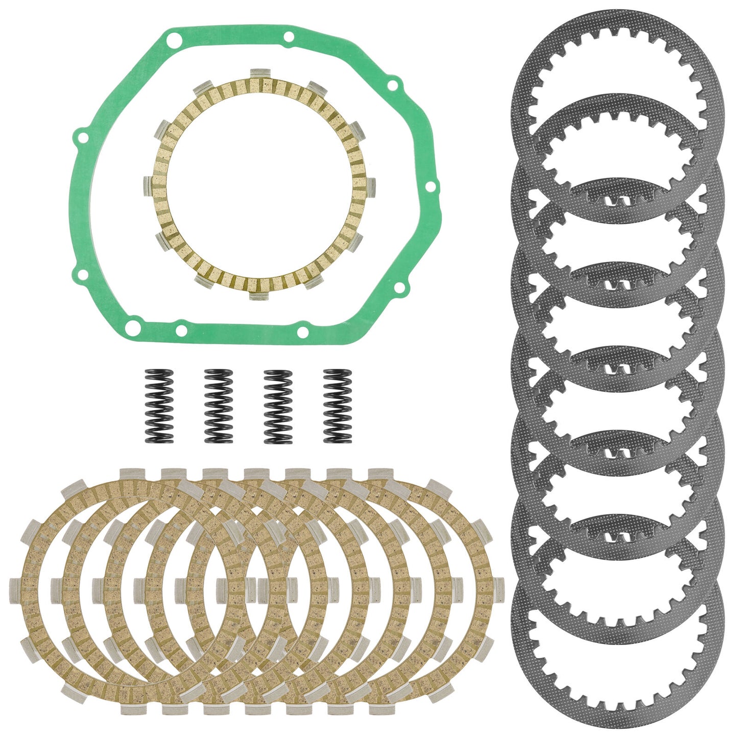 Clutch Friction Plates Spring and Gasket Kit for Suzuki Katana 750 GSX750F 98-04