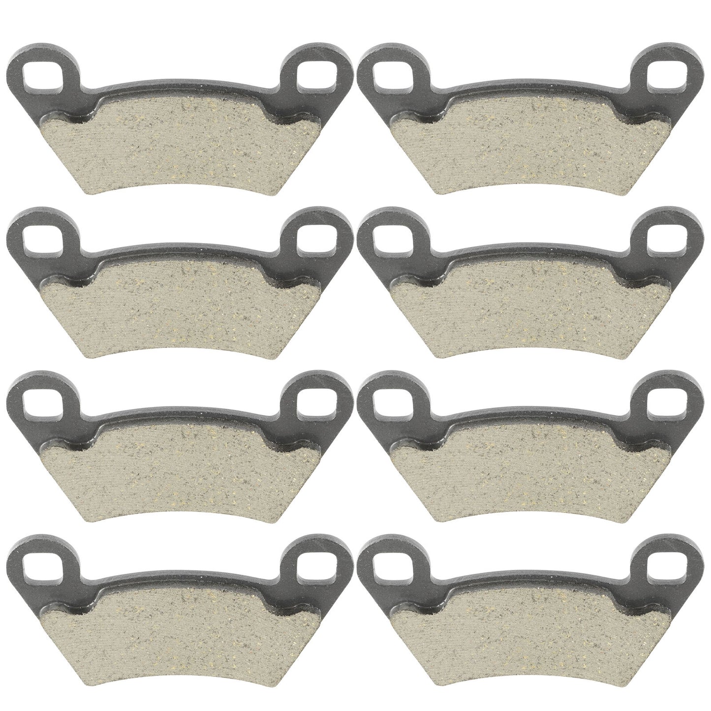 Caltric Front and Rear Brake Pads for Polaris Ranger 500 2X4 2005-2009 2017-2020