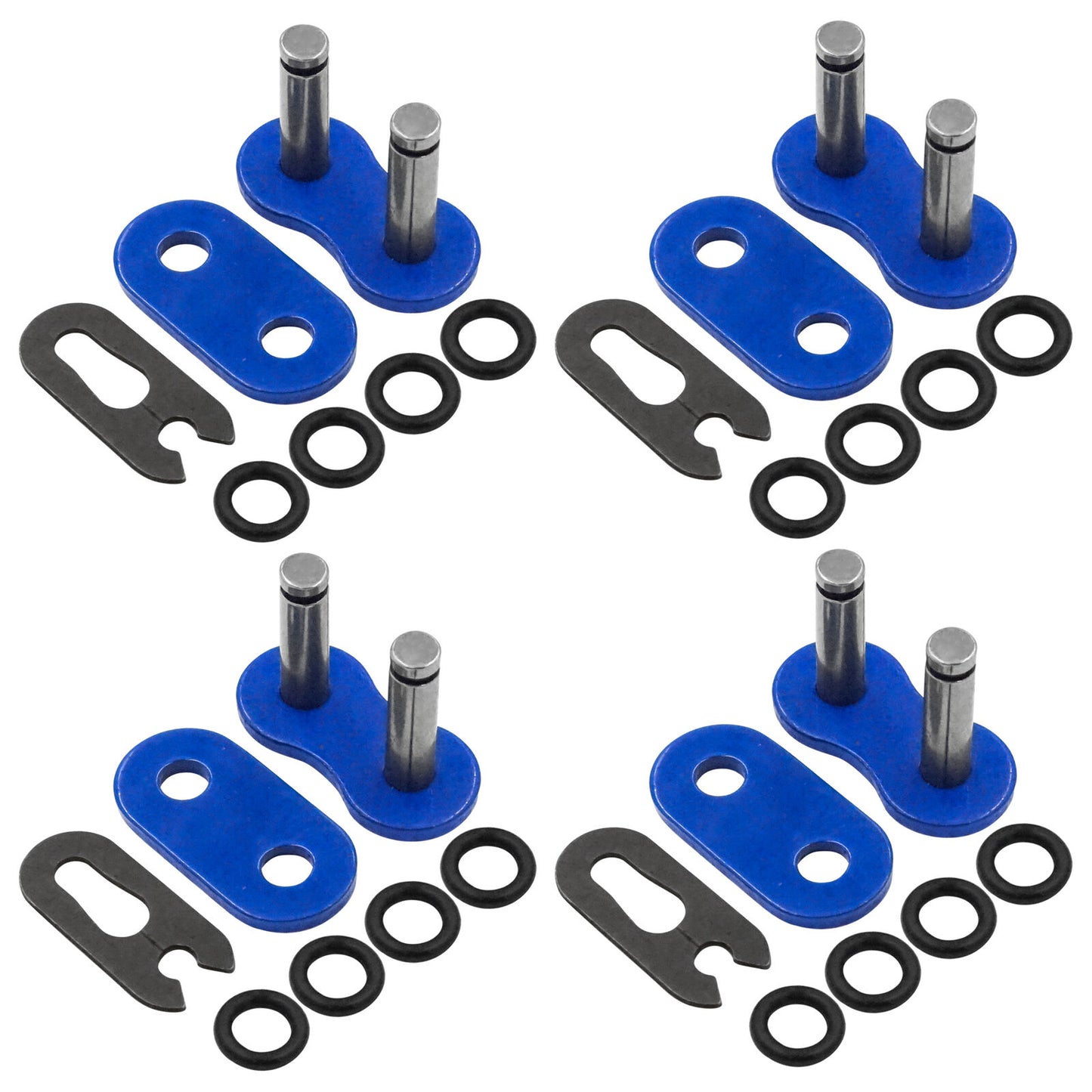 520 Chain Master Link W/ O Ring For Motorcycle Bike ATV Connecting Link Blue