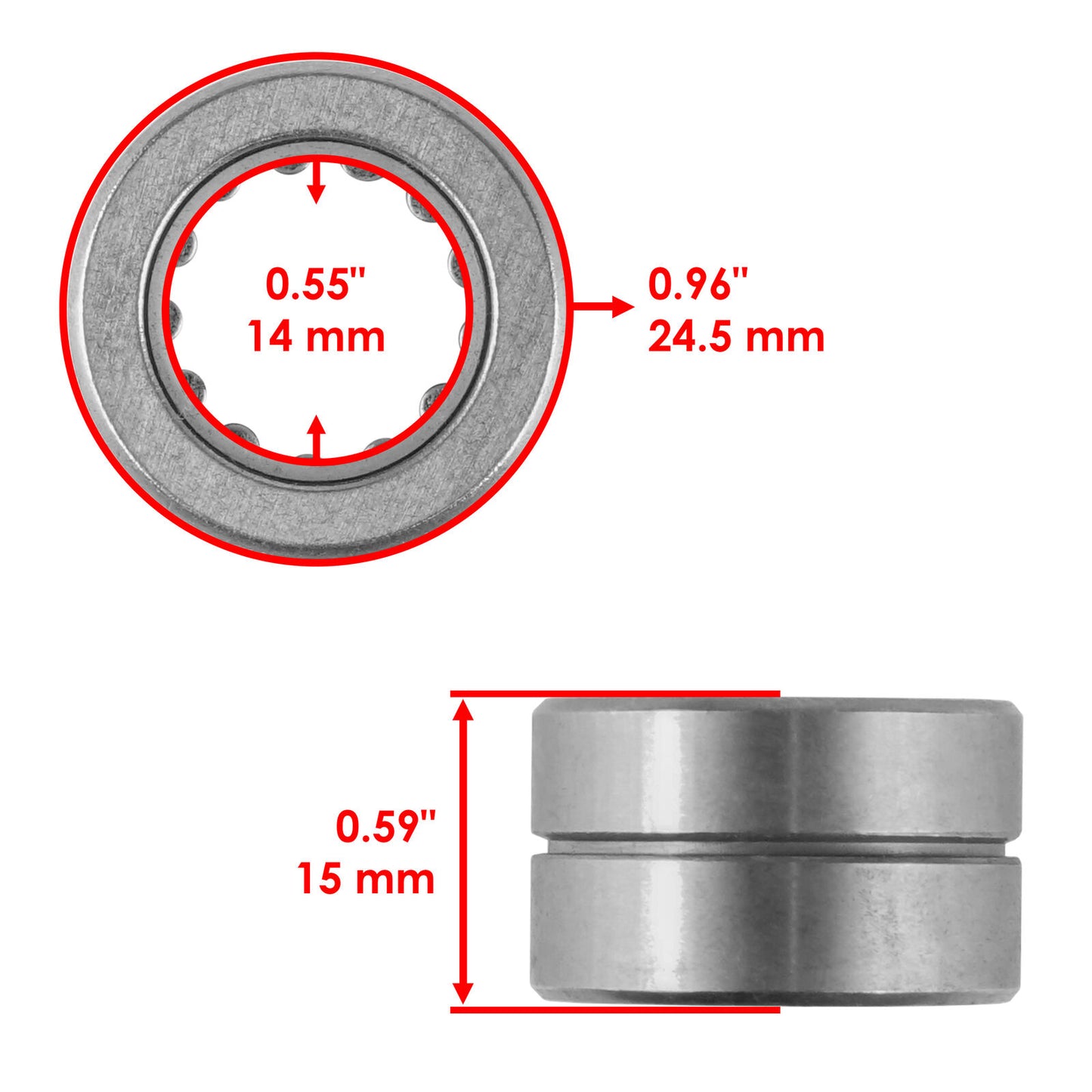 Rear Differential Bearings & Seals For Honda Rancher 350 TRX350FM 4x4 ES 2000-06